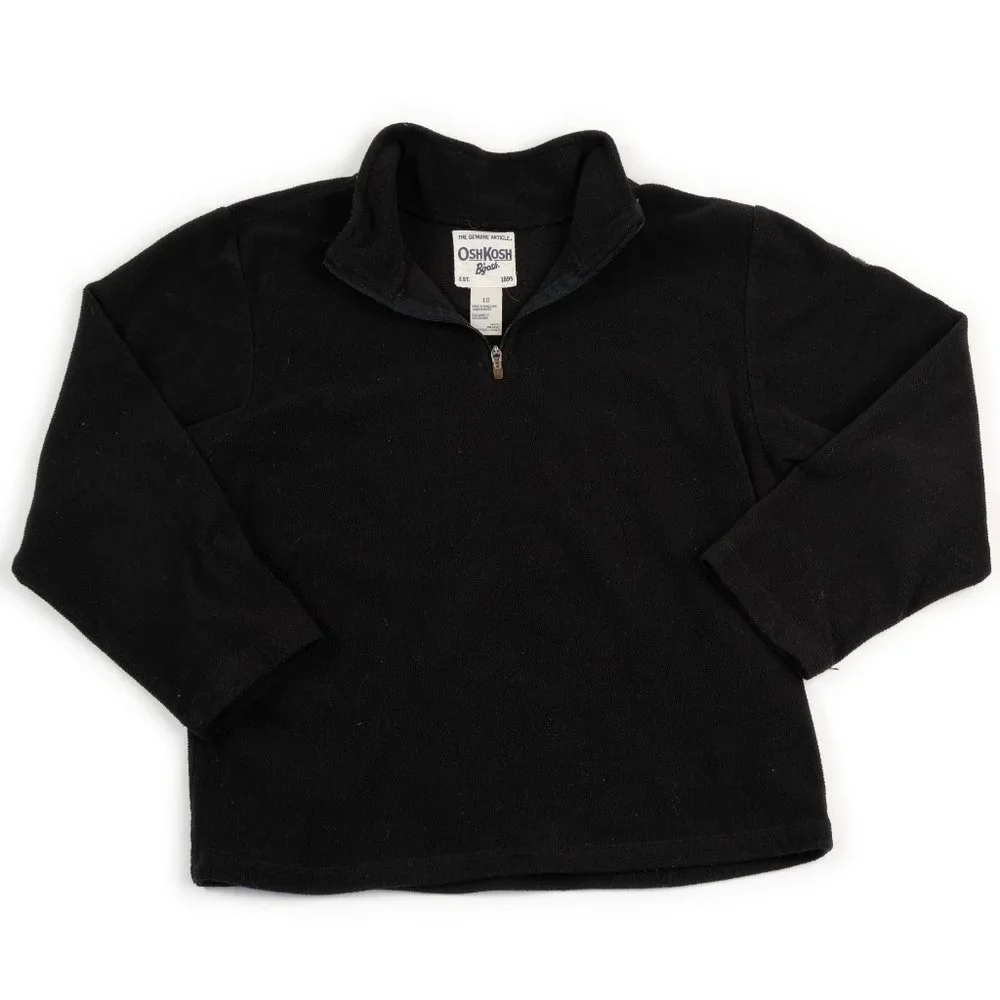 OSHKOSH B'GOSH Youth 1/4 zip fleece pullover size 10